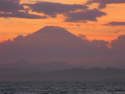 Fuji sunset