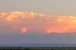 sunset cloud closeup