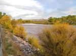 Colorado River at our campground in Silt, C)