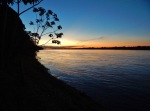 Sunset on the Madre de Dios river